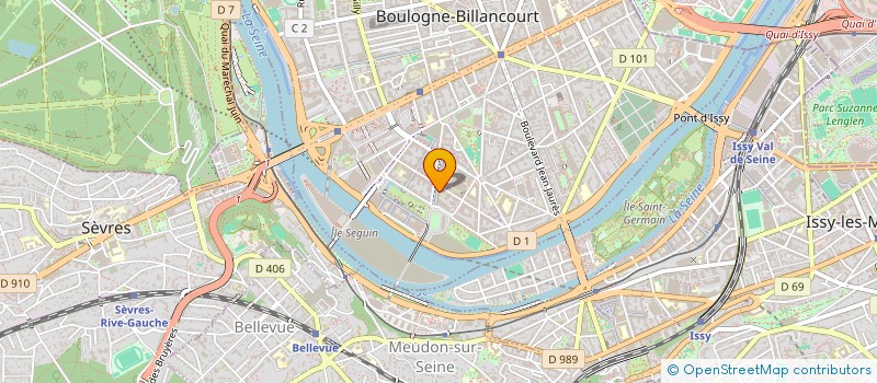 localisation de l'entreprise CL BOULOGNE à BOULOGNE-BILLANCOURT