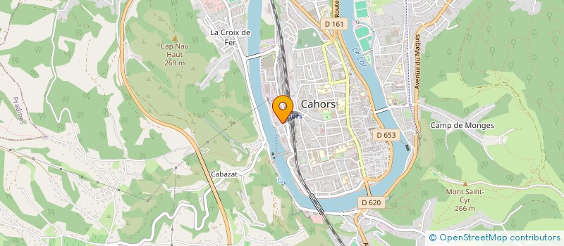 localisation de l'entreprise CL BRESSOLS  CAHORS