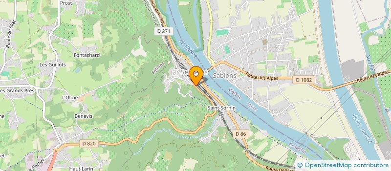 localisation de l'entreprise CL CAM SERRIERES à SERRIERES