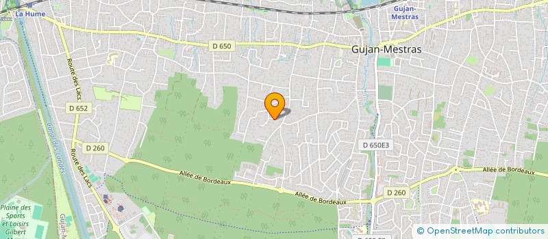 localisation de l'entreprise CL CESAR  GUJAN-MESTRAS