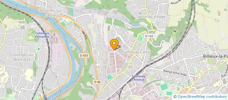 localisation de l'entreprise CL CHOCH & LENNY  SATHONAY-CAMP