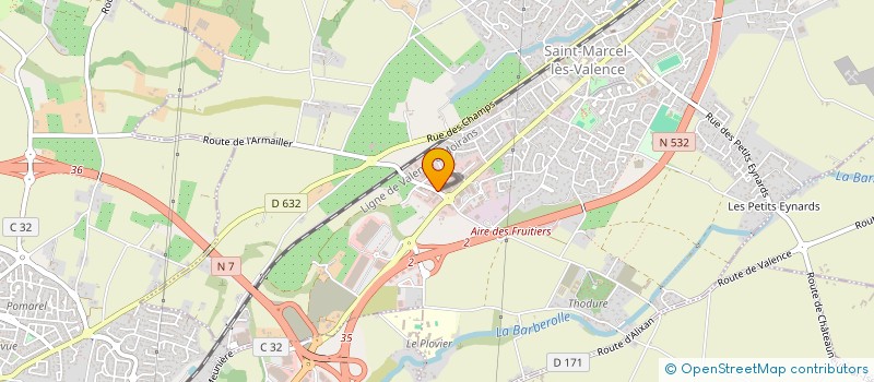 localisation de l'entreprise CL.CO  SAINT-MARCEL-LES-VALENCE