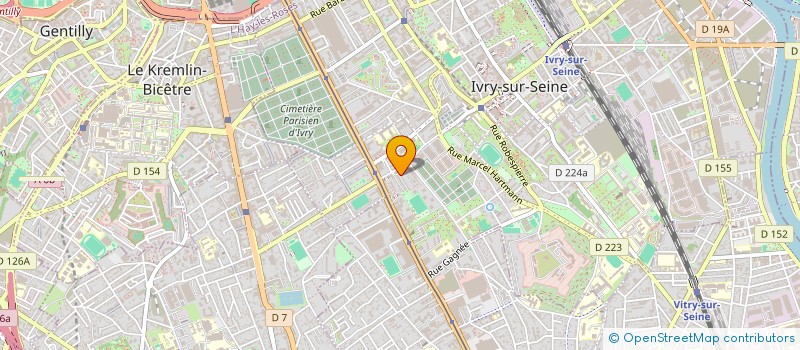 localisation de l'entreprise CL COMPANY à IVRY-SUR-SEINE