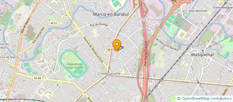 localisation de l'entreprise CL CONSEIL à MARCQ-EN-BARŒUL