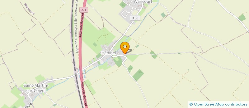 localisation de l'entreprise CL CONSEILS  HENINEL