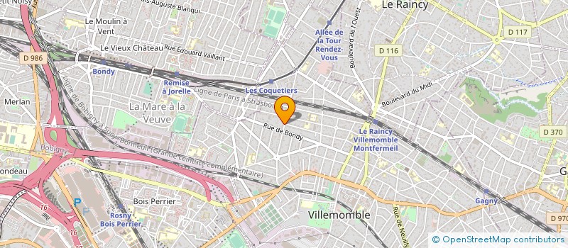 localisation de l'entreprise CL CONSULTING à VILLEMOMBLE