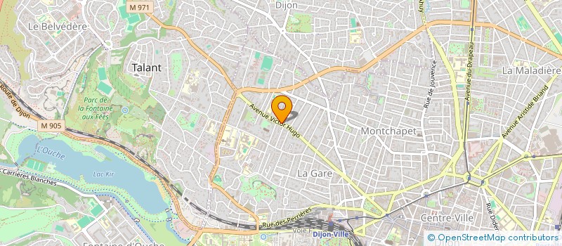 localisation de l'entreprise CL CONSULTING à DIJON