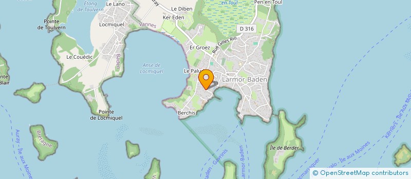 localisation de l'entreprise CL CONSULTING  LARMOR-BADEN