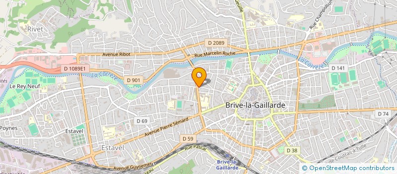 localisation de l'entreprise CL CONSULTING  BRIVE-LA-GAILLARDE
