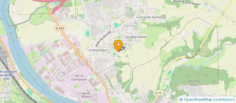 localisation de l'entreprise CL CONSULTING  GENAY