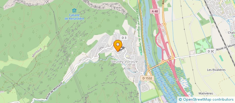 localisation de l'entreprise CL CORE  VEUREY-VOROIZE