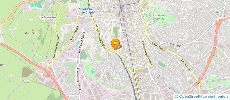 localisation de l'entreprise CL (COSIMO LO CUNSOLO) COIFFURE  SAINT-ETIENNE