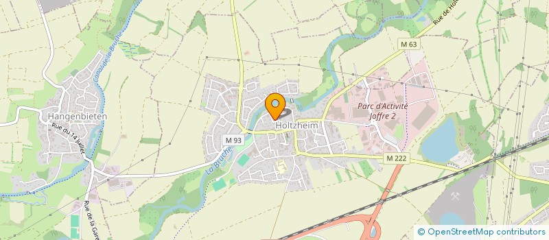 localisation de l'entreprise CL COURTAGE SAS  HOLTZHEIM