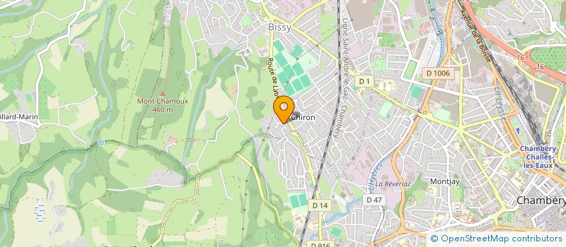 localisation de l'entreprise CL CREATION à CHAMBERY
