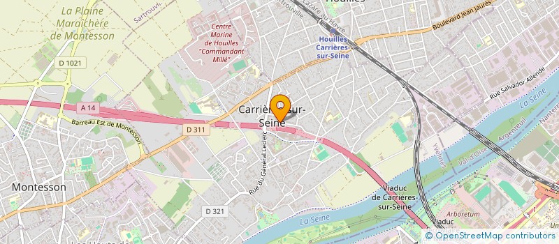 localisation de l'entreprise CL CREATIONS à CARRIERES-SUR-SEINE