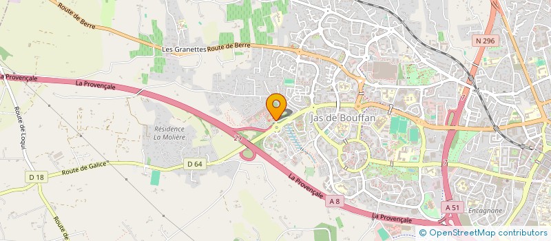 localisation de l'entreprise CL CREDIT AGRICOLE DE MARSEILLE EST à AIX-EN-PROVENCE