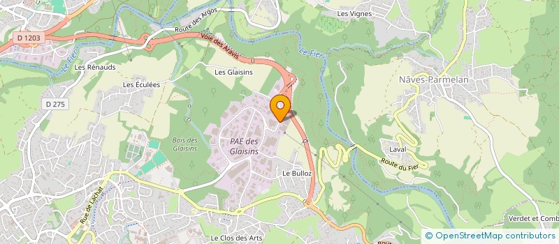 localisation de l'entreprise CL CREDIT AGRICOLE DES SAVOIE HAUTELUCE à ANNECY