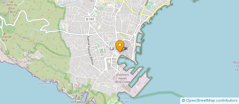 localisation de l'entreprise CL CREDIT AGRICOLE LA CIOTAT à LA CIOTAT