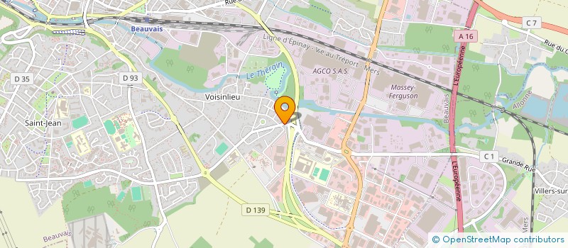 localisation de l'entreprise CL CREDIT AGRICOLE MUT MARSEILLE BEAUVAI  BEAUVAIS