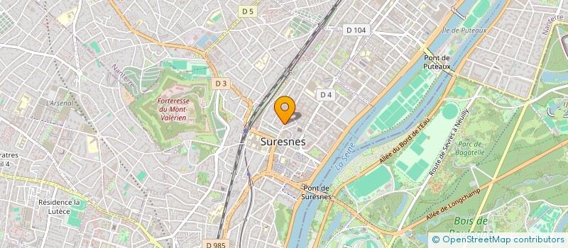localisation de l'entreprise CL DESIGN à SURESNES