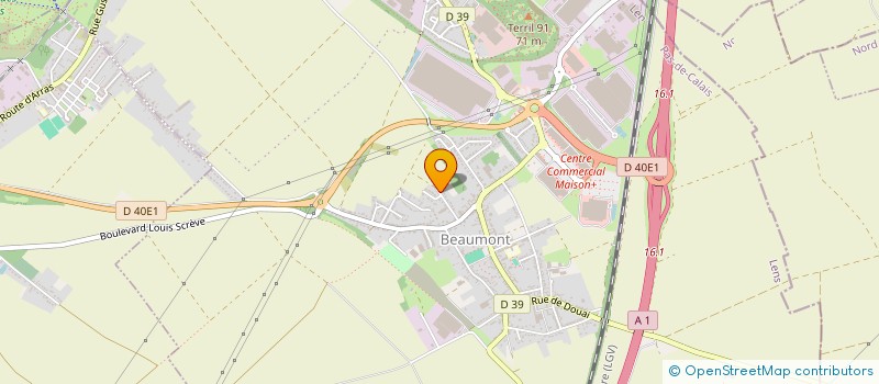 localisation de l'entreprise CL DEVELOPPEMENT à HENIN-BEAUMONT