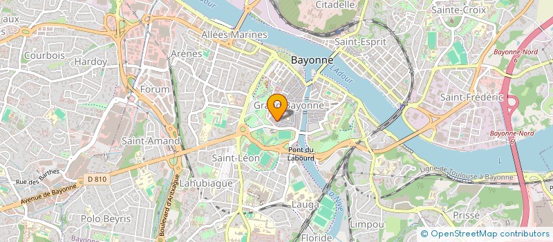 localisation de l'entreprise CL DIHARTCE à BAYONNE