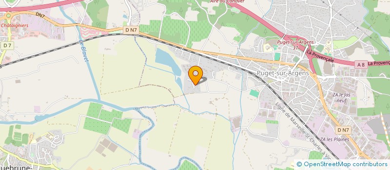 localisation de l'entreprise CL ELAGAGE  PUGET-SUR-ARGENS