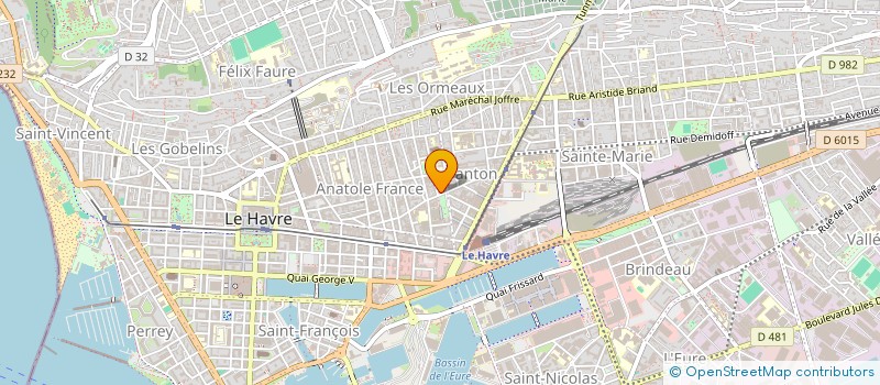 localisation de l'entreprise CL.ELEC à LE HAVRE