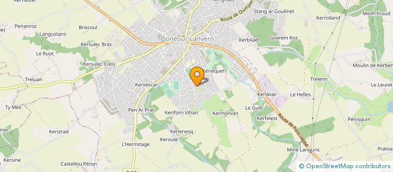localisation de l'entreprise CL ELECTRICITE MENUISERIES à PLONEOUR-LANVERN