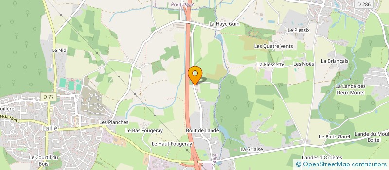 localisation de l'entreprise CL EXPRESS 35 à LAILLE