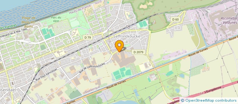 localisation de l'entreprise CL FABTEX à DUNKERQUE
