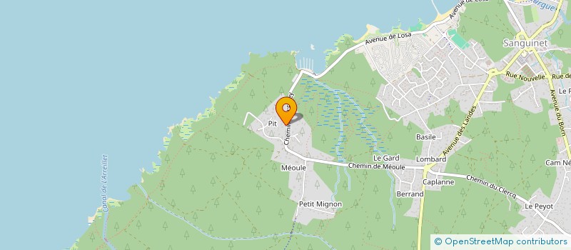 localisation de l'entreprise CL FINANCES-CONSEILS  SANGUINET