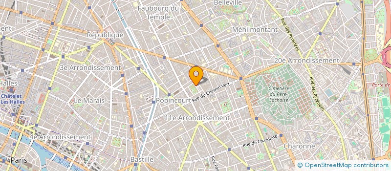 localisation de l'entreprise CL FINANCIERE  PARIS