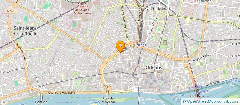 localisation de l'entreprise CL FLECHEAUX 2 à ORLEANS