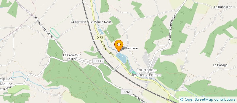 localisation de l'entreprise CL FUSION  COURTONNE-LES-DEUX-EGLISES