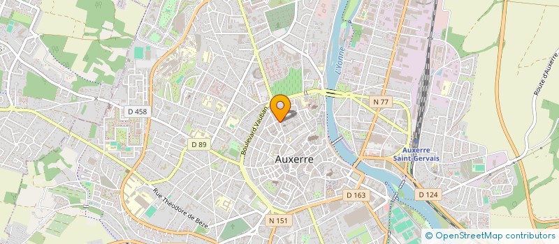 localisation de l'entreprise CL GC  AUXERRE