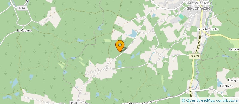 localisation de l'entreprise CL HABITAT à ST-VINCENT-DE-CONNEZAC