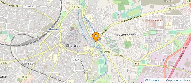 localisation de l'entreprise CL HABITAT à CHARTRES