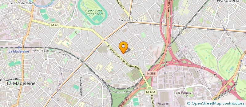localisation de l'entreprise CL HOLDING à MARCQ-EN-BARŒUL