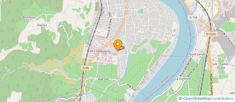 localisation de l'entreprise CL HORIZON à TOURNON-SUR-RHONE