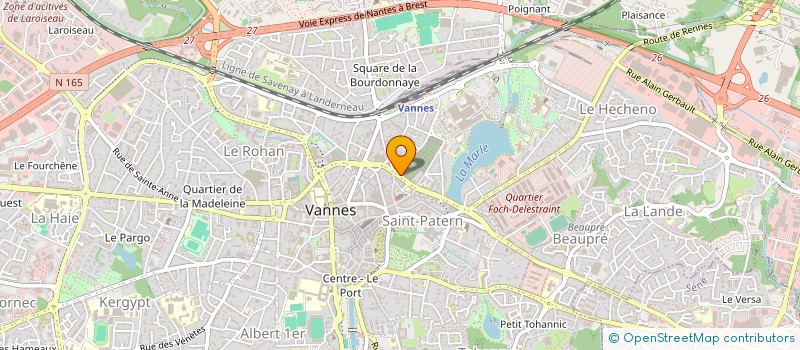localisation de l'entreprise CL IMMO à VANNES