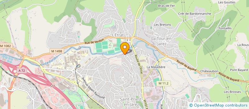 localisation de l'entreprise CL IMMO  SAINT-PRIEST-EN-JAREZ