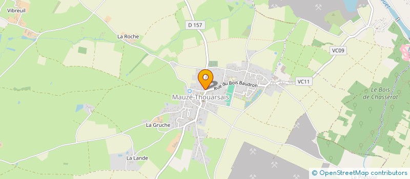 localisation de l'entreprise CL IMMO  THOUARS