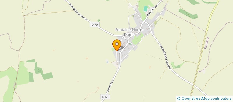 localisation de l'entreprise CL IMMO à FONTAINE-NOTRE-DAME