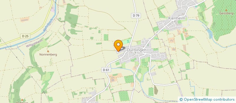 localisation de l'entreprise CL IMMO  DURNINGEN