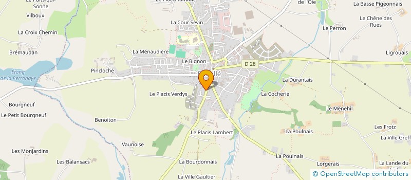 localisation de l'entreprise CL IMMOBILIER  ROMILLE