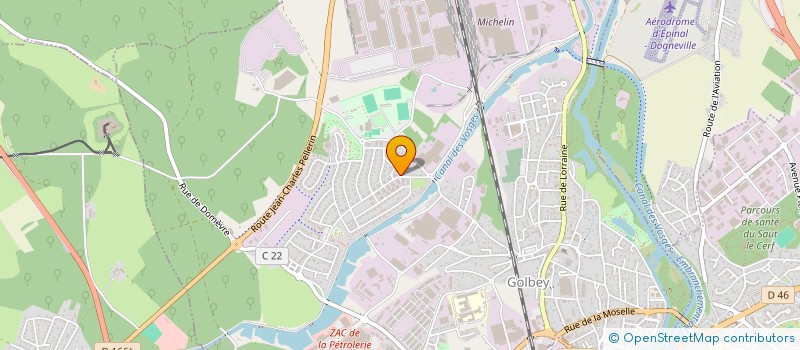 localisation de l'entreprise CL IMMOBILIER à GOLBEY