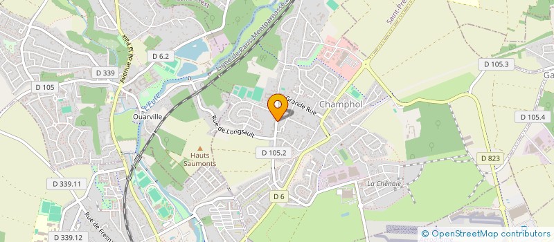 localisation de l'entreprise CL IMPULSEUR à CHAMPHOL