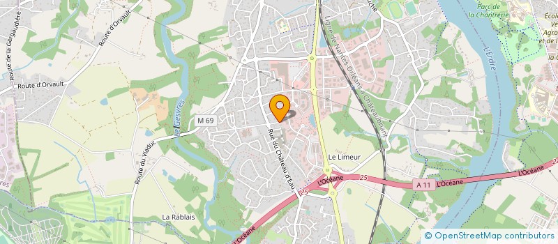 localisation de l'entreprise CL INVEST à LA CHAPELLE-SUR-ERDRE