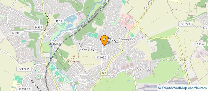 localisation de l'entreprise CL INVEST à CHAMPHOL